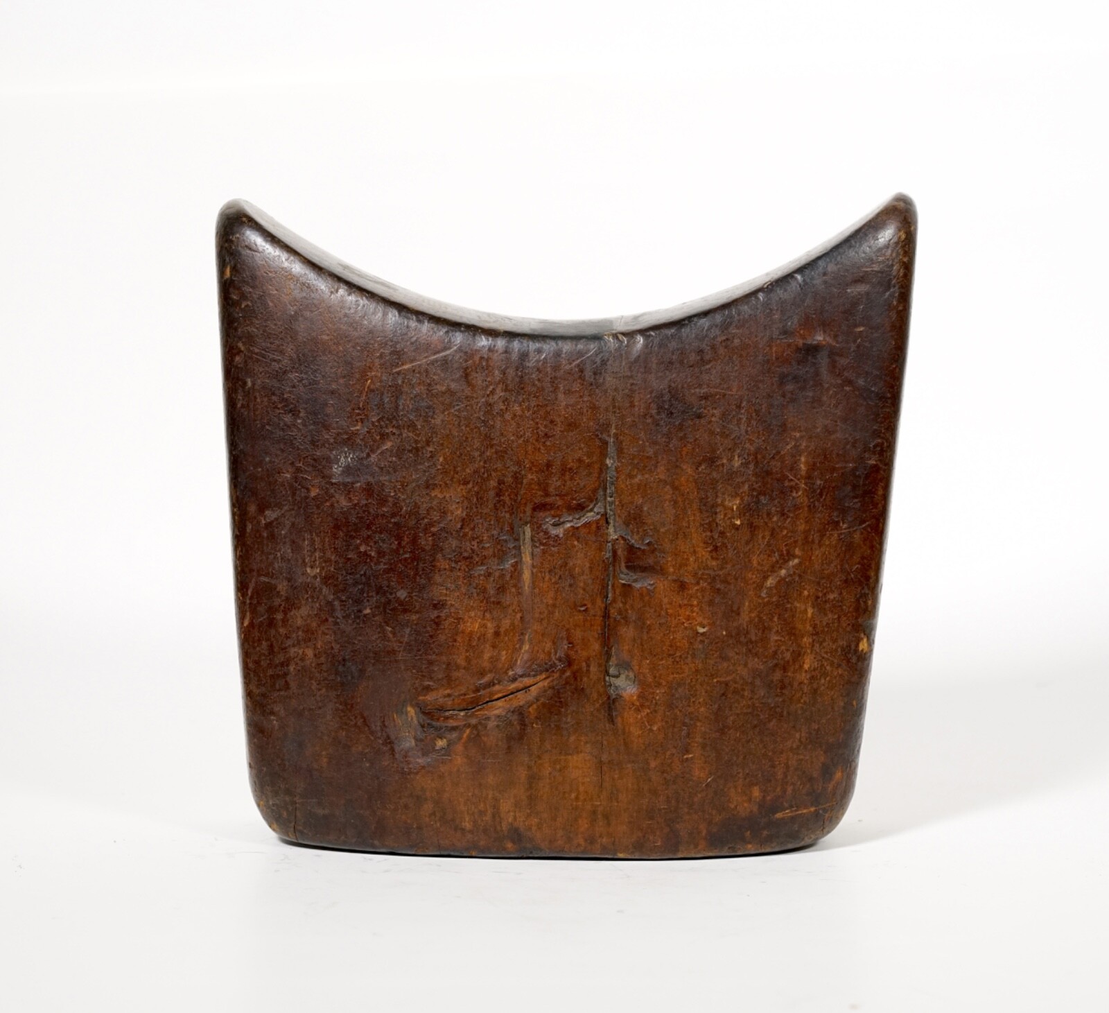 African Tribal headrest from Sidaama People Ethiopia hand carved wood art Africa