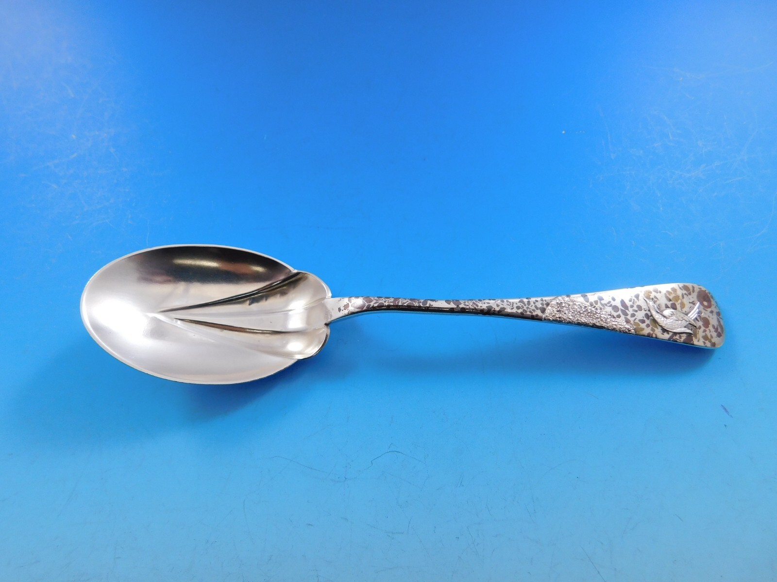 Cairo by Gorham Sterling Silver Sugar Spoon Aesthetic Applied Bird 6 1/4″
