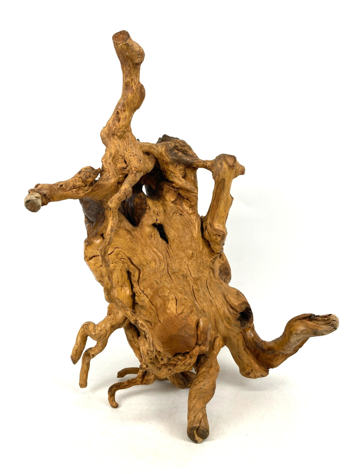 Vintage Japanese Natural Driftwood Root Sculpture Ikebana Chanoyu Wood Interior