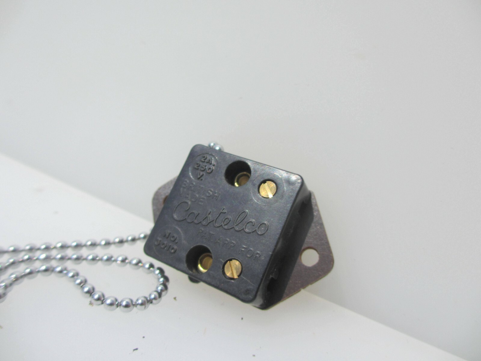 Vintage Bakelite Light Switch Pull Antique Old Art Deco Dolly Retro Plastic Lamp