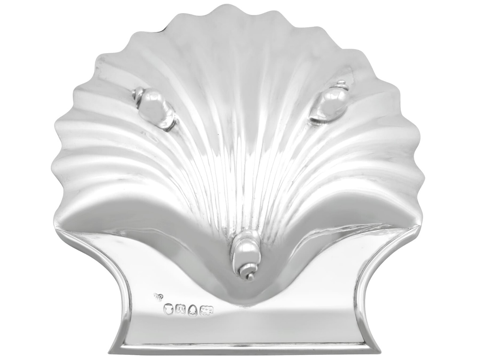 Antique Sterling Silver Butter Shells / Dishes by John Emes