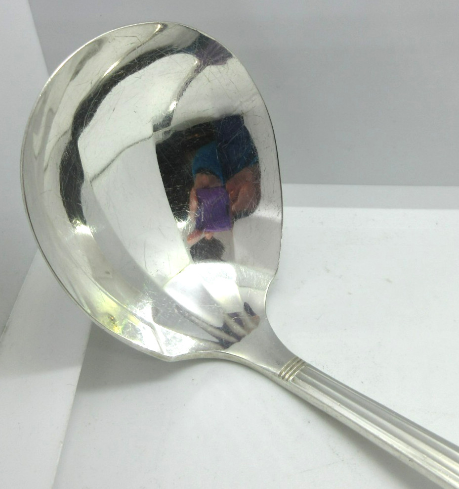 Oneida Community CORONATION *1 Gravy Ladle* 7 1/8″ NO Mono Silverplate 1936