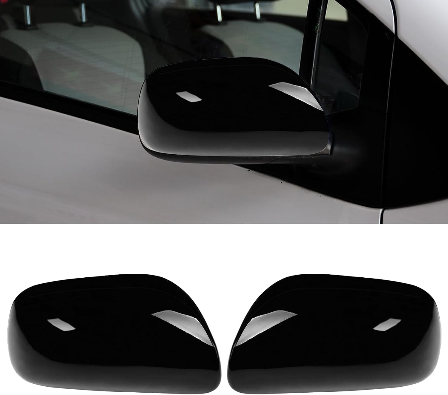 2PCS Compatible with Toyota Yaris Side Mirror Cover 2006 2007 2008 2009 2010 …