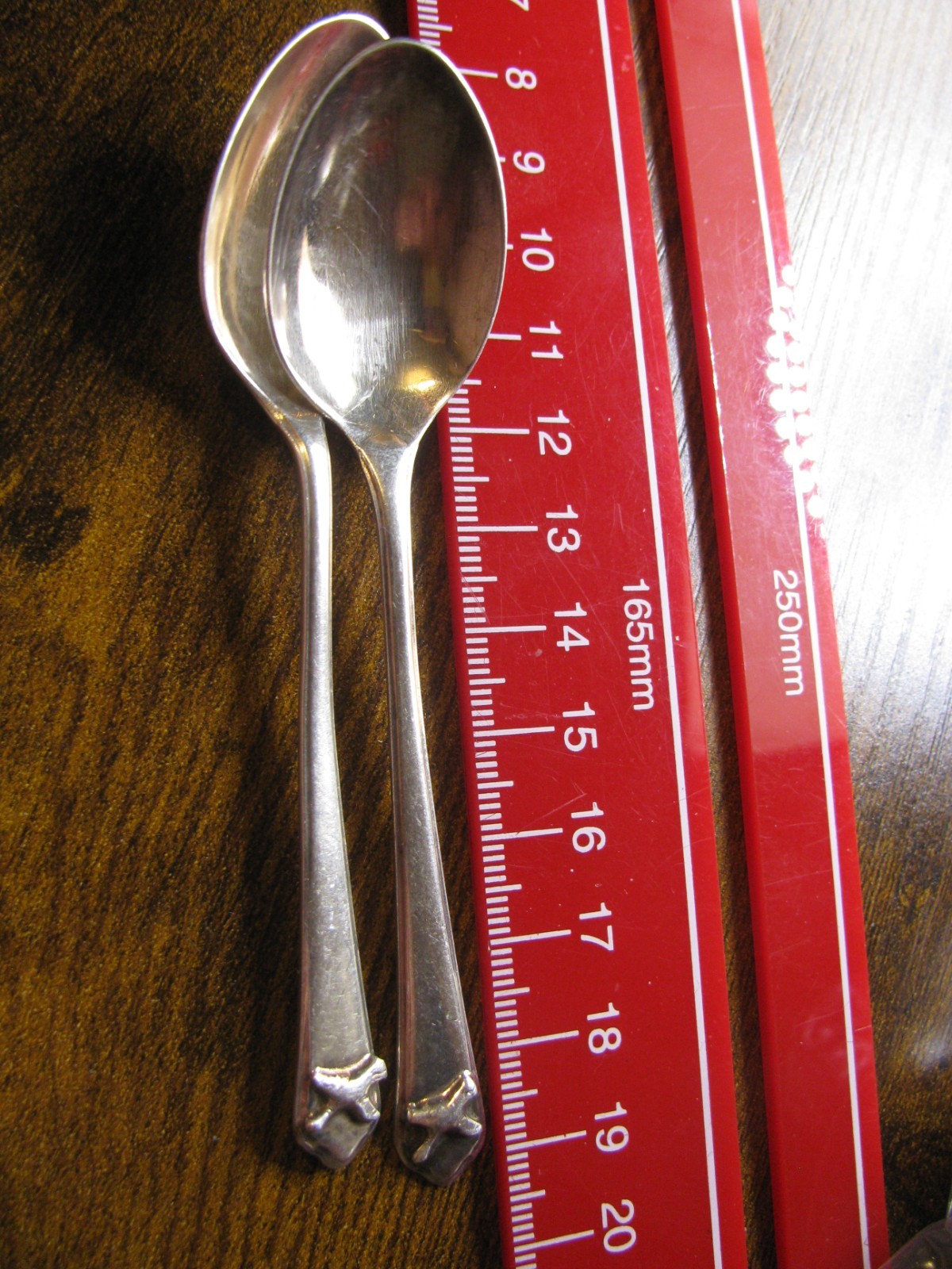 Vintage Pair Sterling Silver Spoon With Duck Crest / Game / Hunting / Shooting