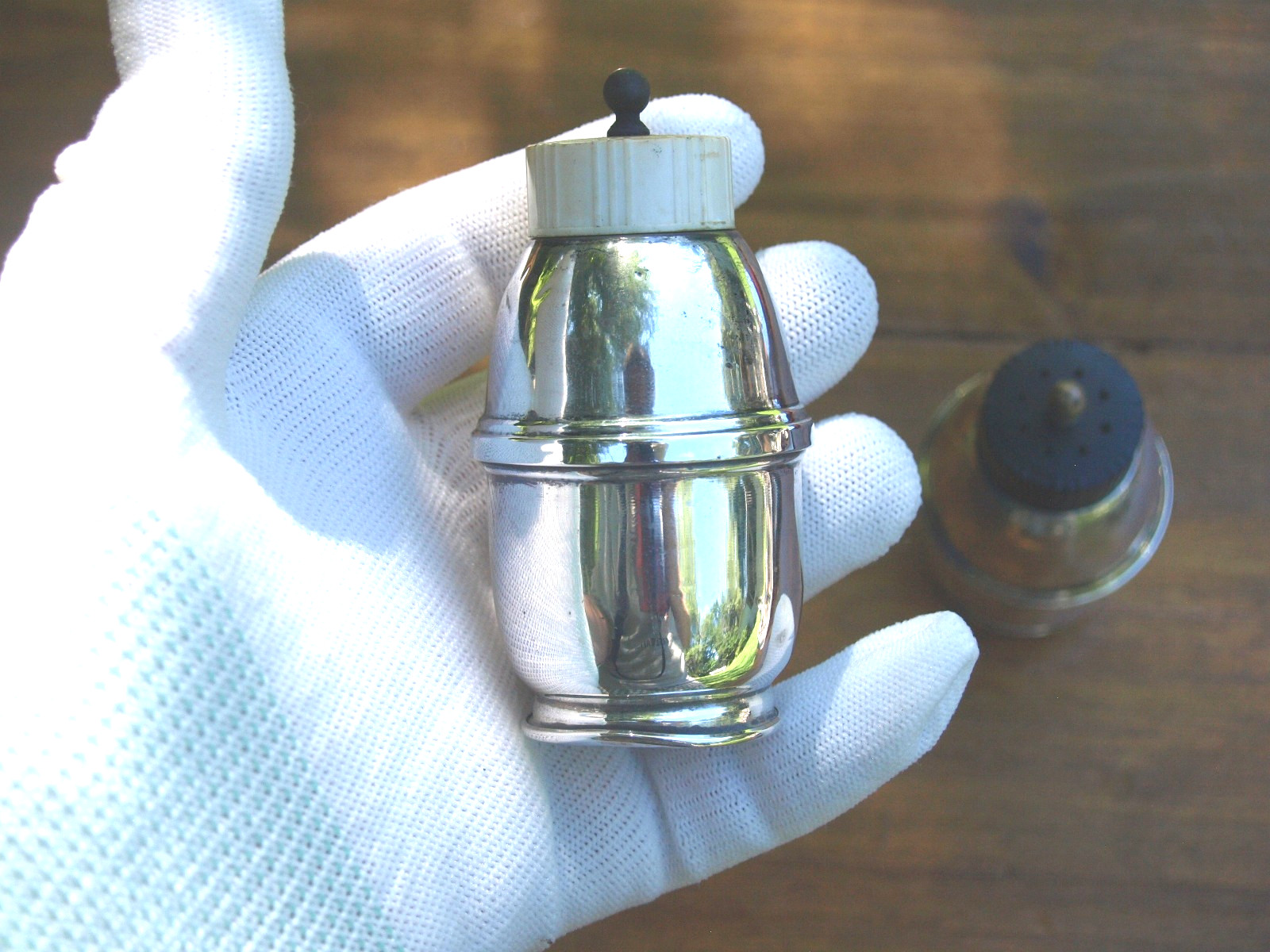 Vintage Frank M Whiting Art Sterling Silver Salt & Pepper Shakers – Art Deco