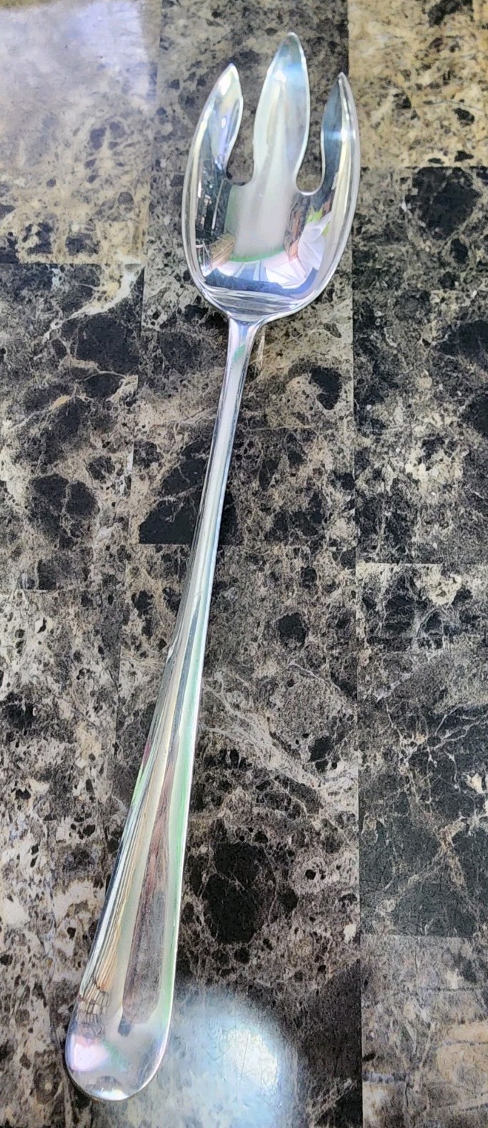 VINTAGE GEORGIAN PATTERN GARRITY SILVERPLATED SPORK/ FORK G 48 🥗🥘