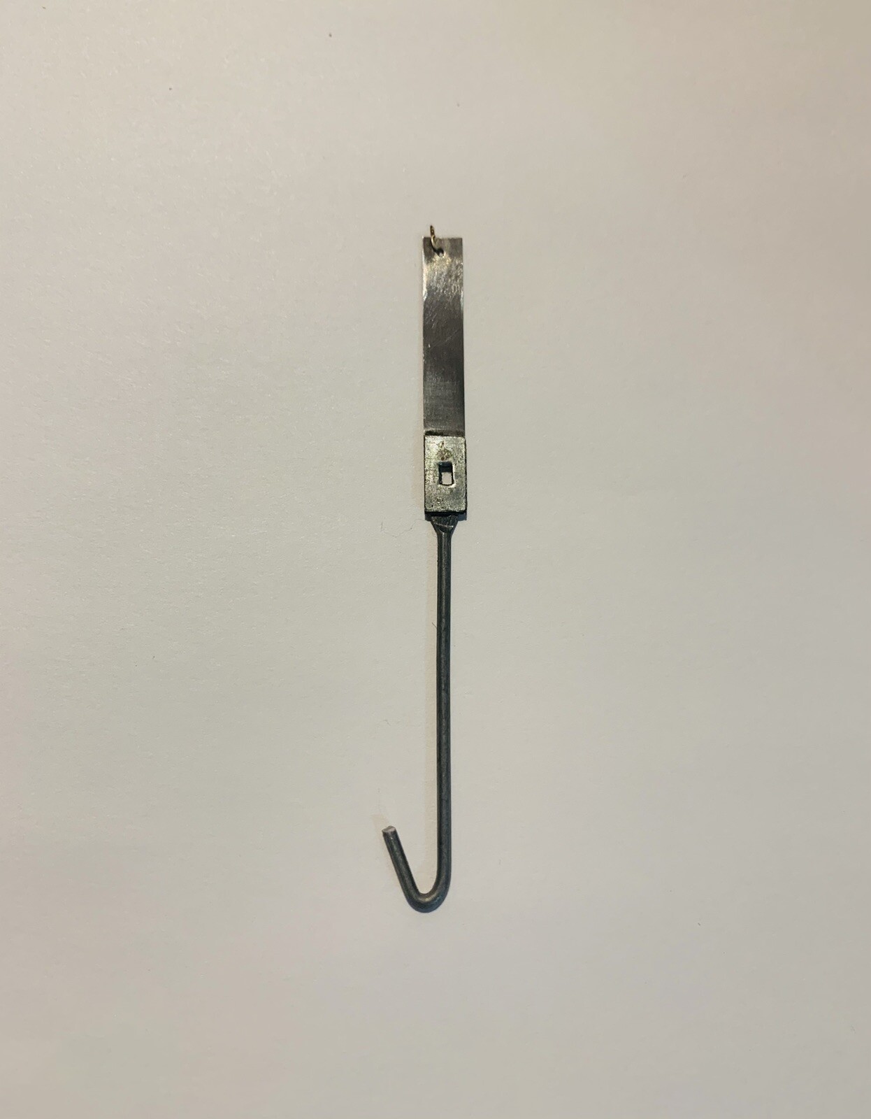 Antique Clock Parts- Pendulum-Antique clock Pendulum Suspension Spring 3 3/16”.
