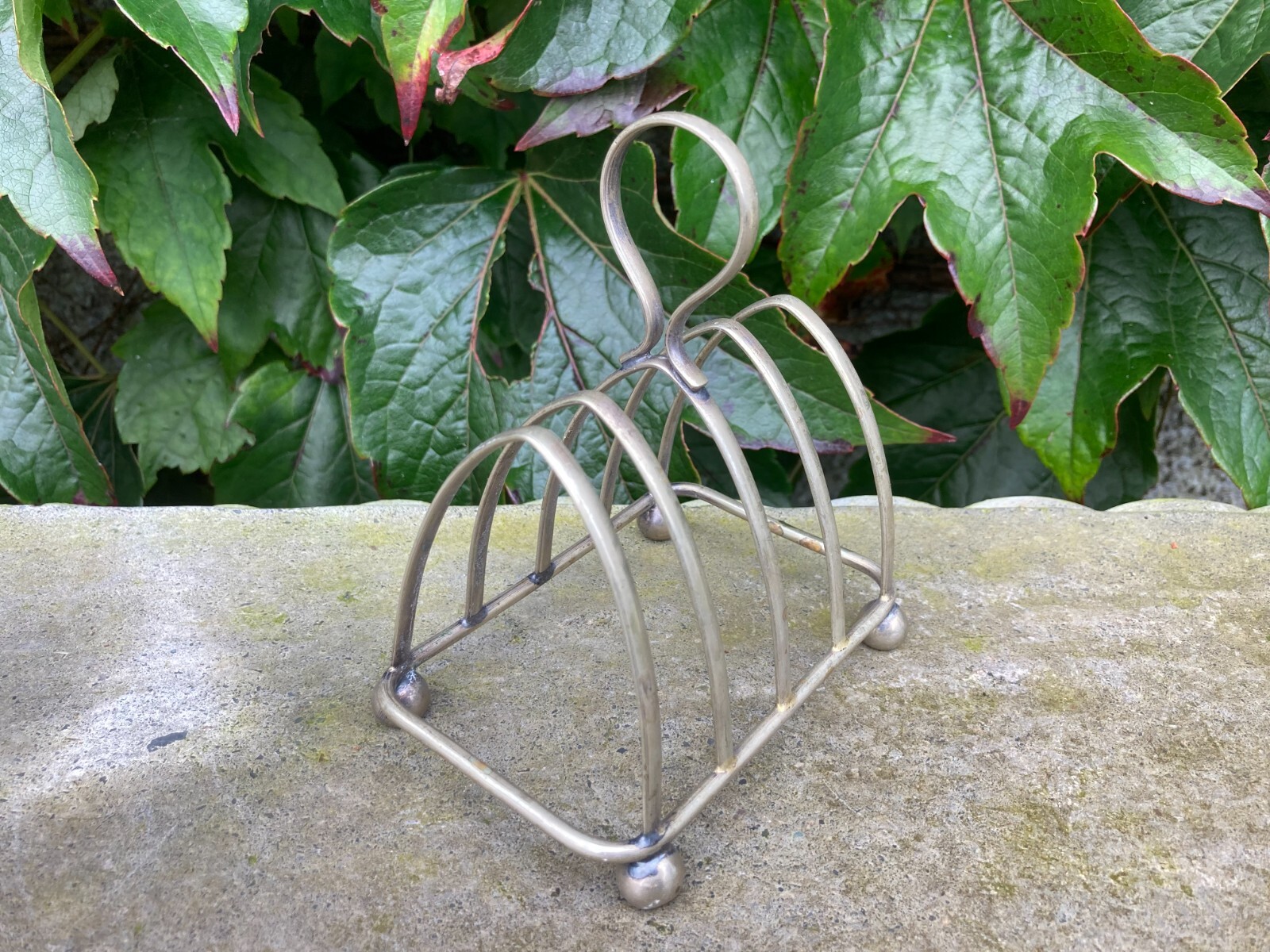 Vintage silver plated Toast Rack,stamped R.STEWART Ltd.
