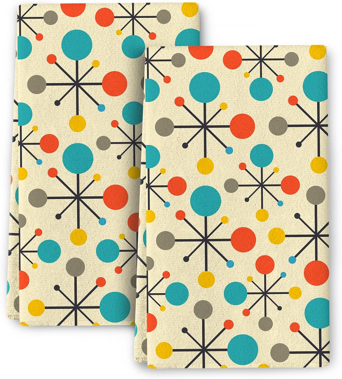 Mid Century Fifties Modern 16"x24", Atomic Retro