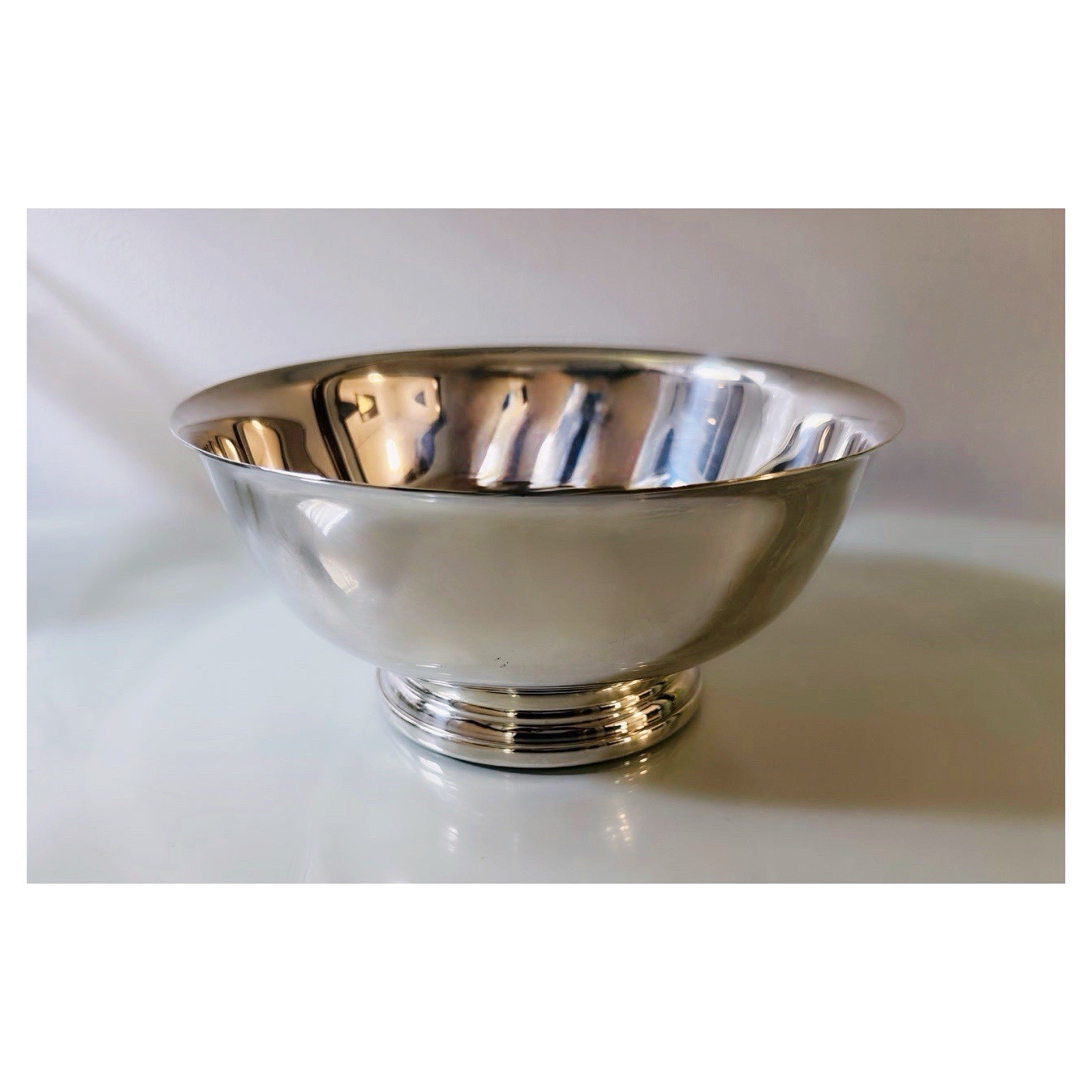 Gorham Silversmiths Vintage Silver Plate 9” YC 781 Revere Bowl