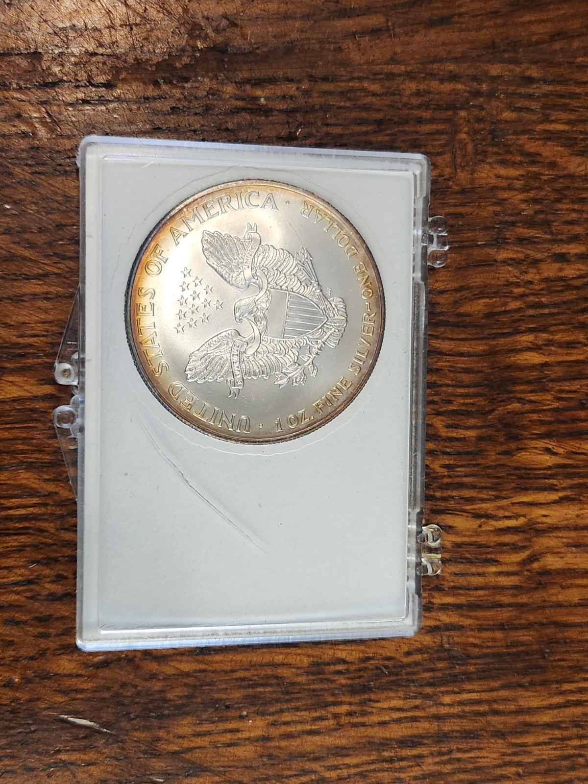 Nice 2002 $1 American Silver Eagle 1 oz Uncirculated Patina Loose
