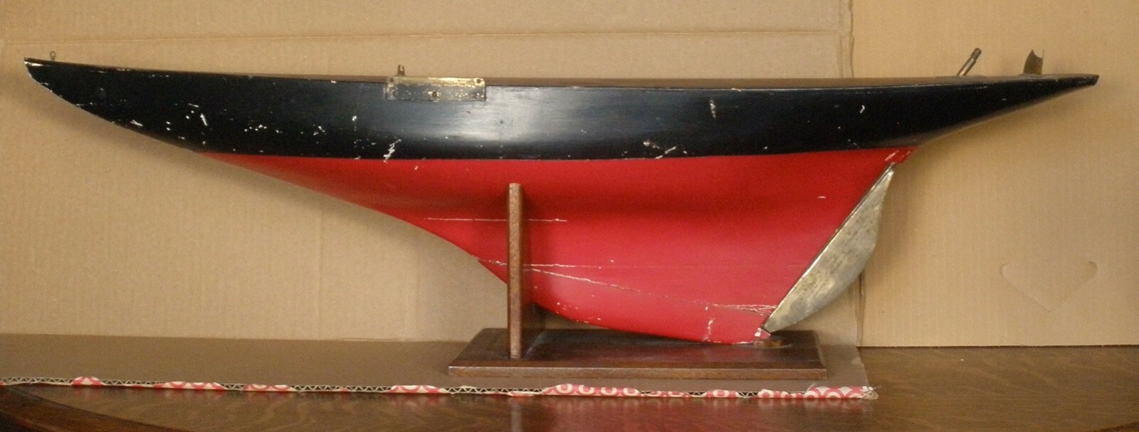 ANTIQUE 37 inch POND SAILBOAT POND BOAT POND YACHT restoration project