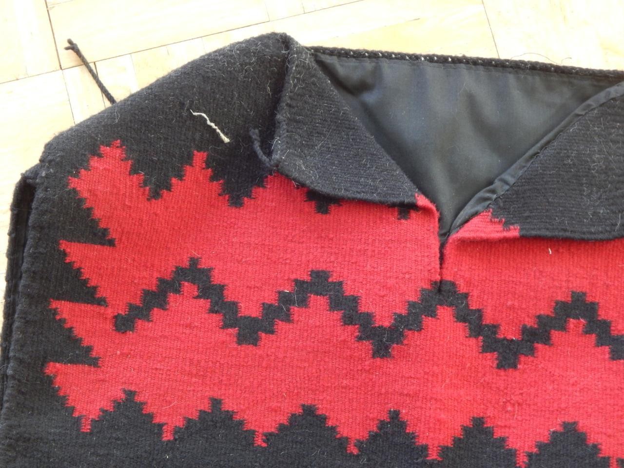 RARE 2 FIND ANTIQUE VINTAGE NAVAJO WOMEN’S DRESS 2 PANEL BI’IL WEAVING / RUG