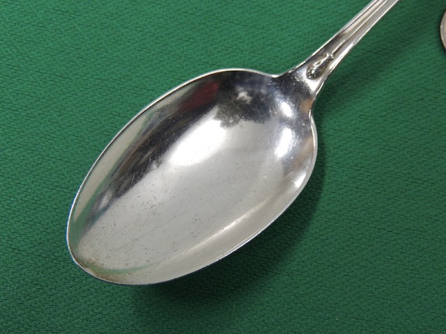 Vintage SOLID Sterling Silver Whiting “Keystone” Serving Table Spoon 57 grams