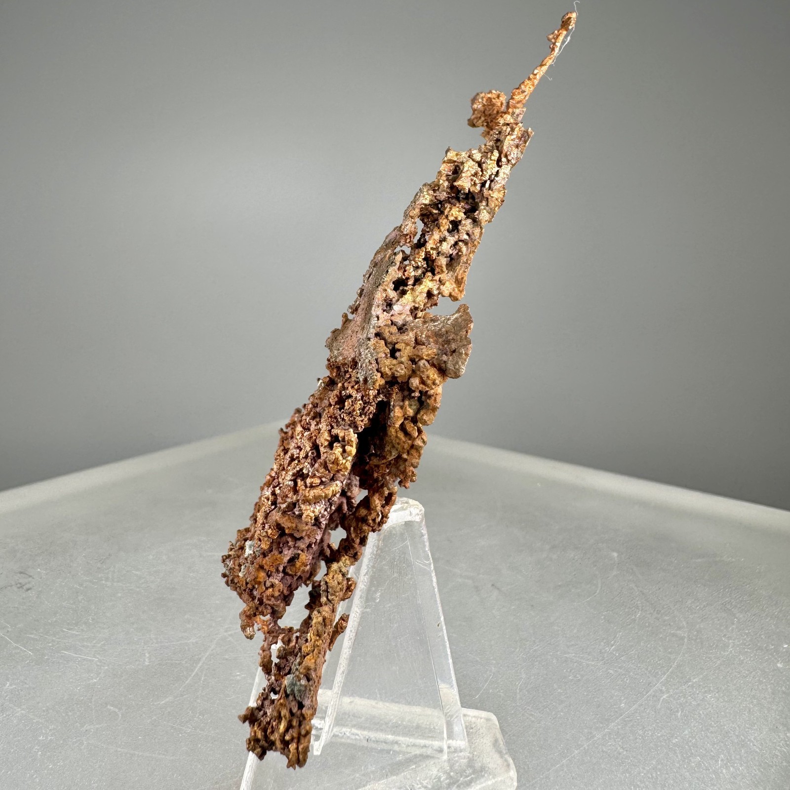 Fine Large Cubic Copper Crystal Group: White Pine mine, Ontonagon Co., Michigan