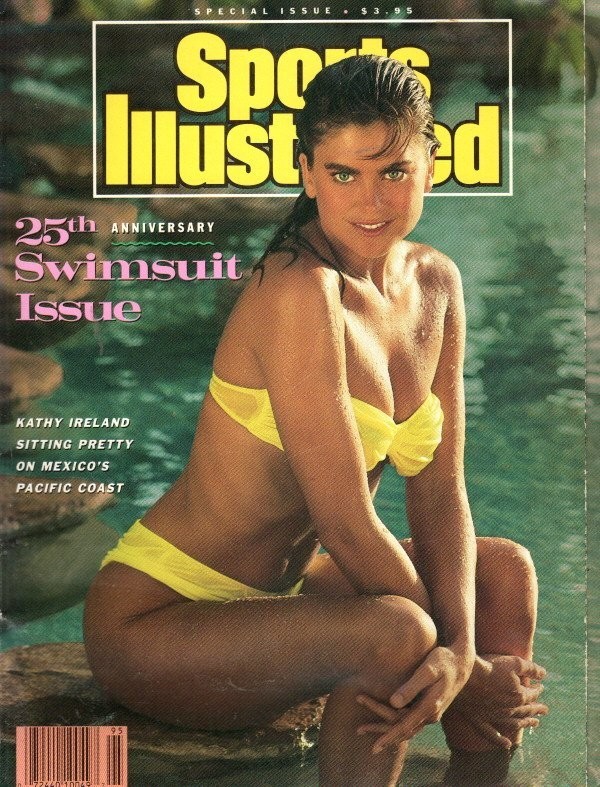 SPORTS ILLUSTRATED AUG 1 1994–Kathy Ireland Sitting Pretty in Mexico–FREE SHIP