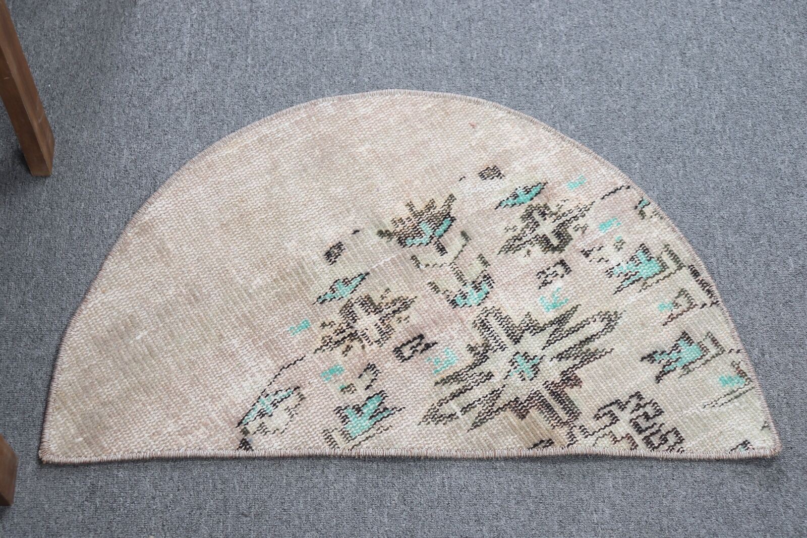 Floor Rug, 2.5×1.5 ft Small Rug, Turkish Rugs, Kitchen Rug, Vintage Rugs
