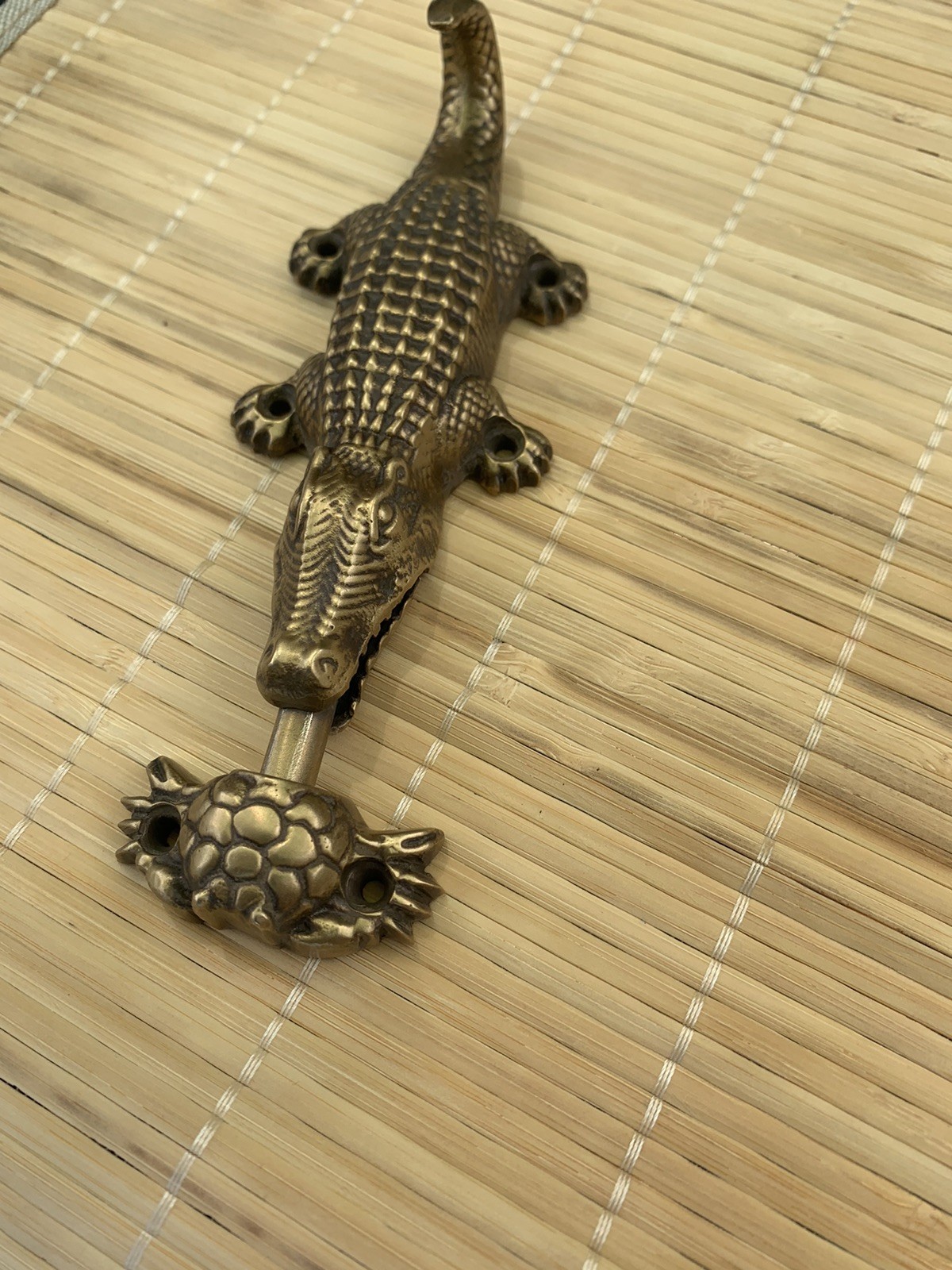 Alligator Door / Cabinet Locks Crocodile / Alligator Animal Lover Door Latch