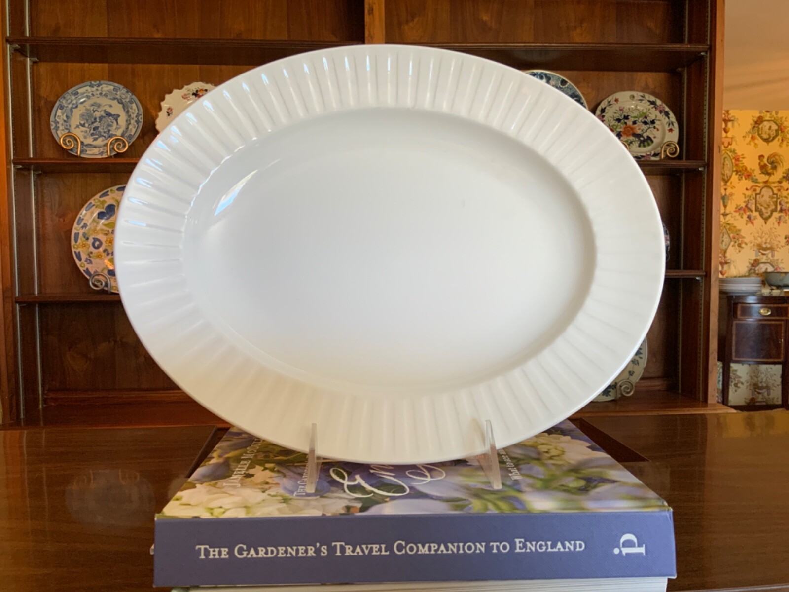 English Alfred Meakin White Ironstone Platter 12 inch