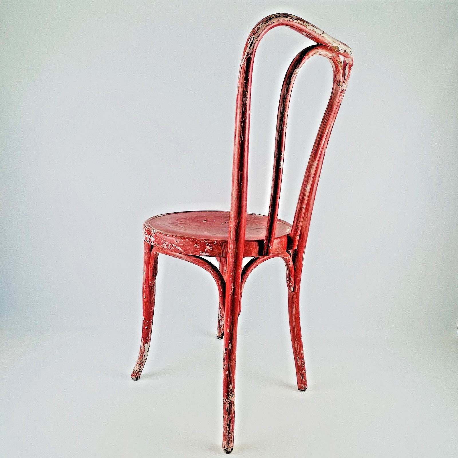 Jacob & Josef Kohn Wien No. 48/3 Bentwood Chair Old Painted Patina Paper Labels