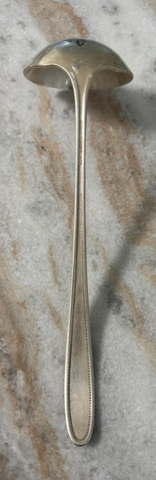 Solid Soup Ladle Grosvenor Silverplate, 1921 by Oneida Silver 11″