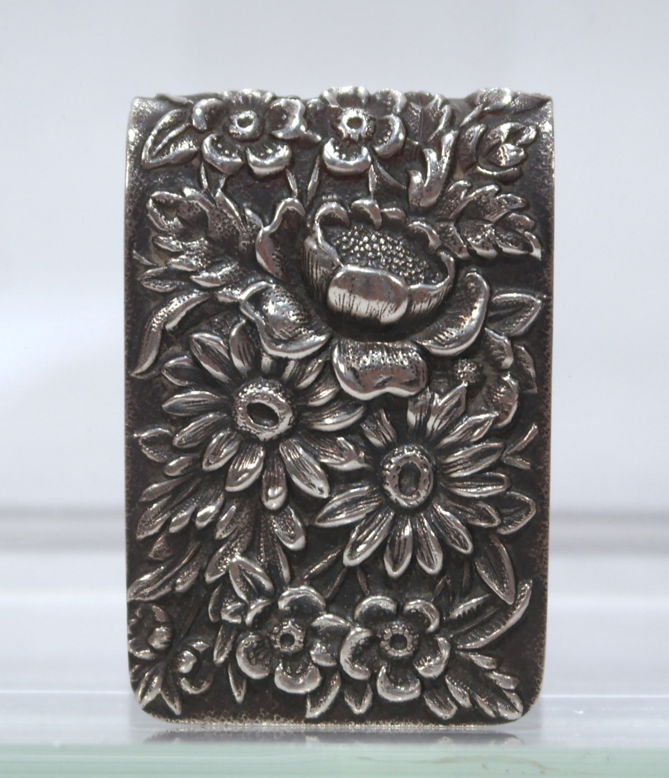Samuel Kirk & Son Repousse Sterling Silver Money Clip