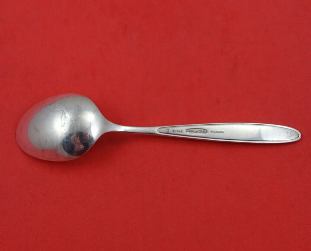 Rose Solitaire by Towle Sterling Silver Place Soup Spoon New Style 6 7/8″