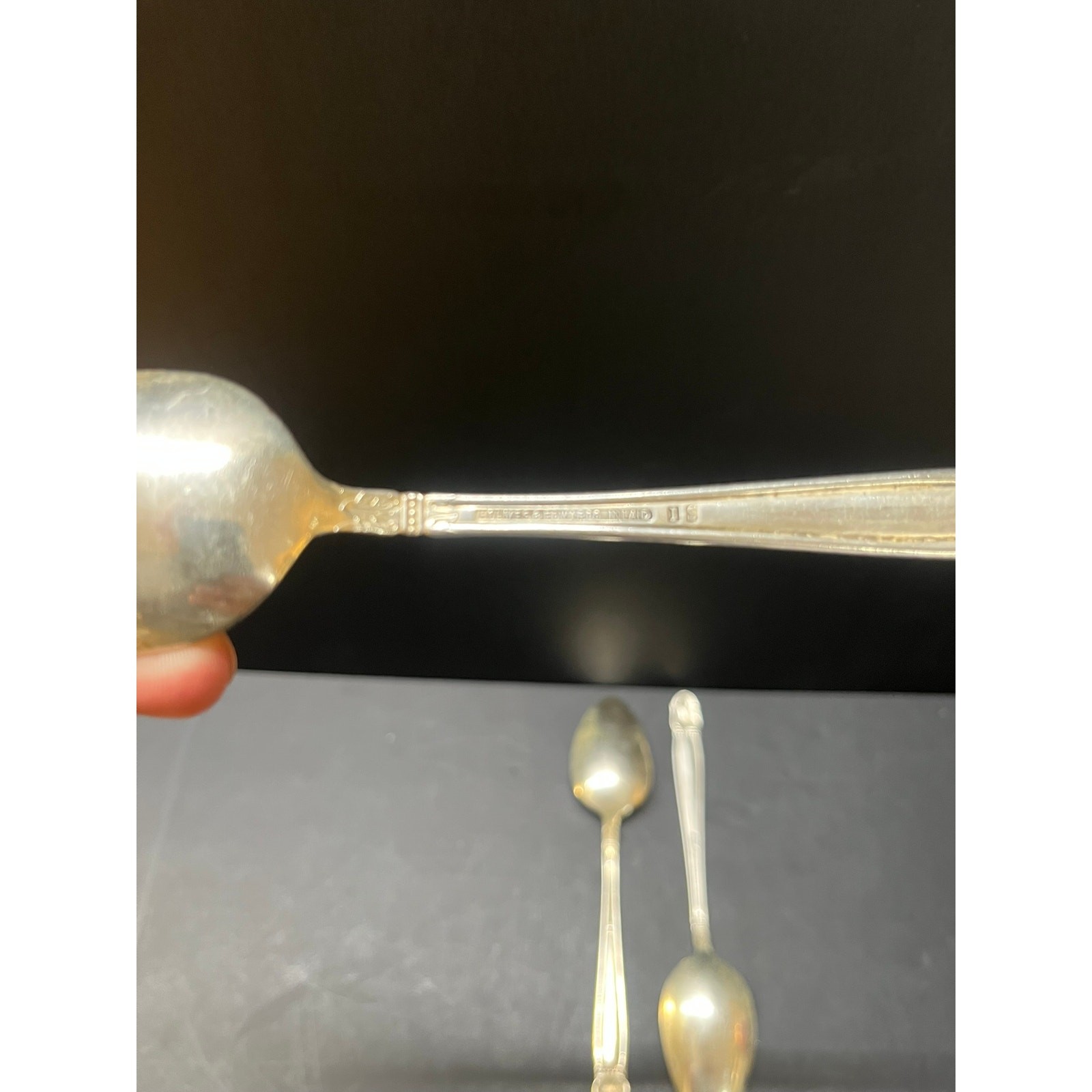 Holmes & Edwards Danish Princess Silverplate Soup Spoons Set of 3