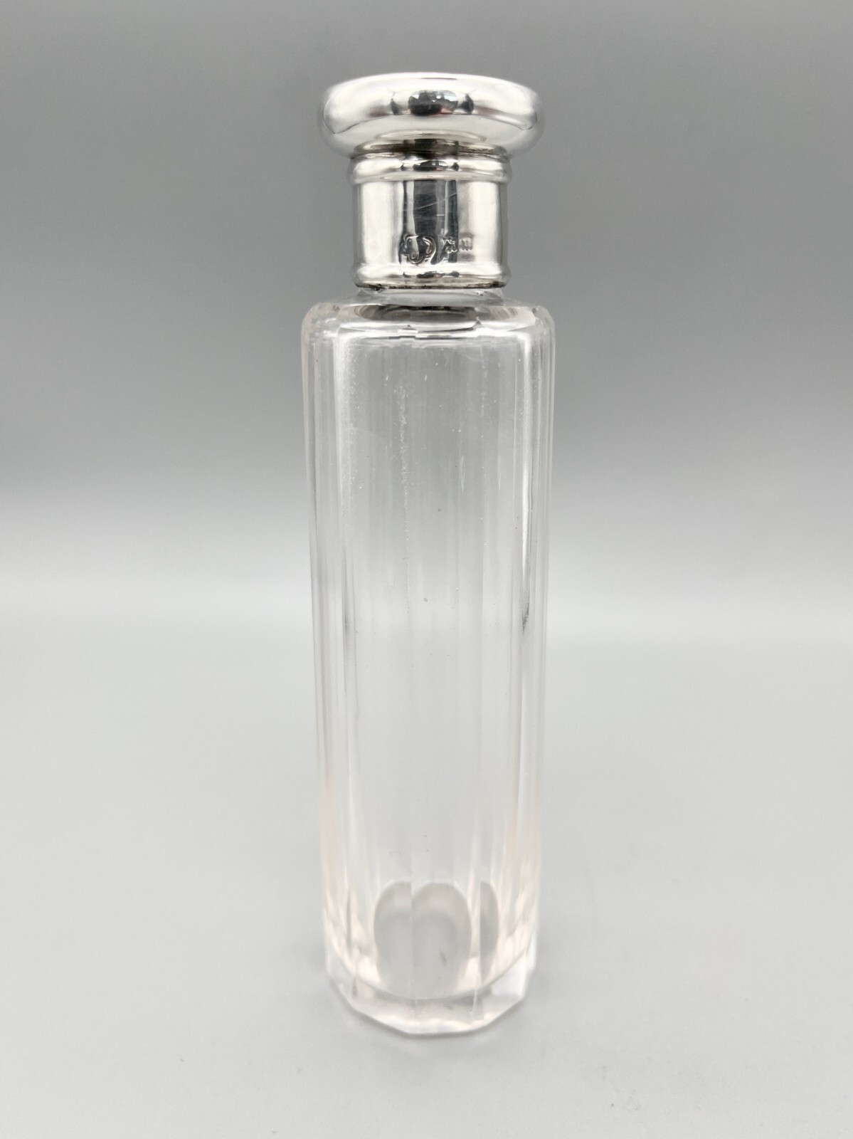 GEORGE V DRESSING TABLE POT w/ SILVER LID, GOLDSMITHS & SILVERSMITHS, B’HAM 1919