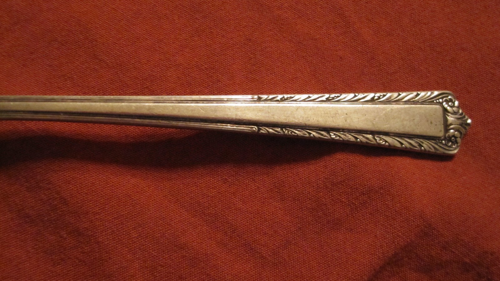 FINE ARTS STERLING SILVER PROCESSIONAL FORK NO MONOGRAM