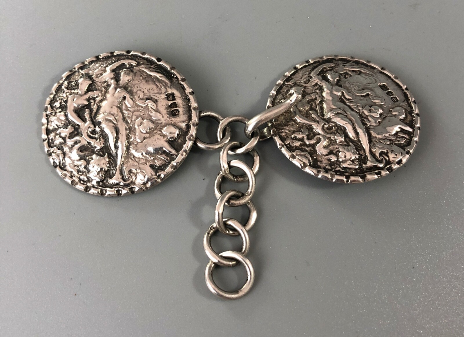 Victorian Silver Buckle Thomas White London 1900 26g CZX