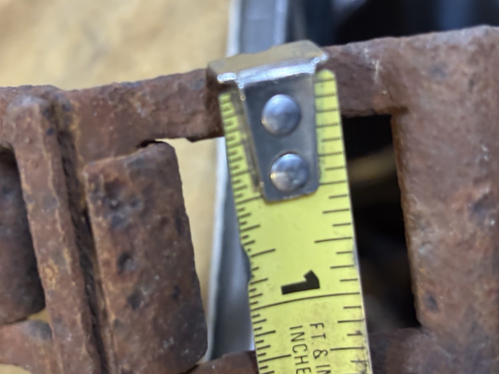 Rusty Chain Square Link Farm Machinery Industrial Steampunk Flat Vintage 8 +’