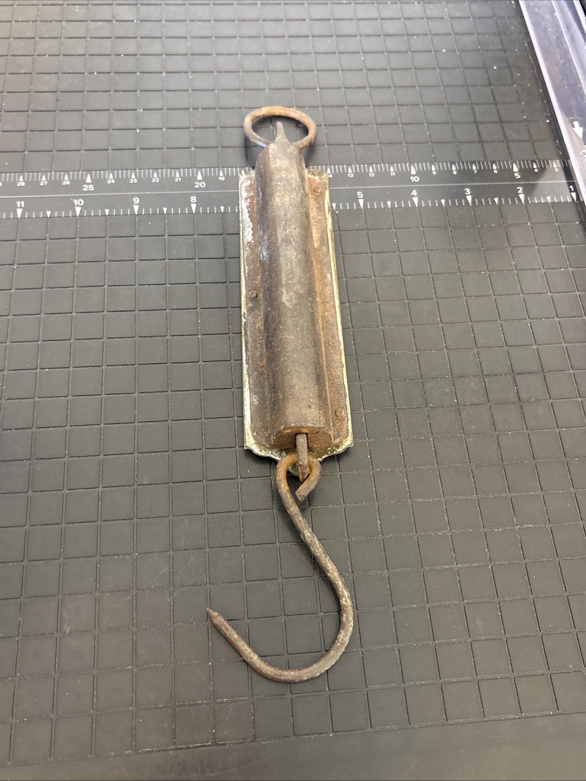 Antique Chatillons Improved Balance Brass Hanging Scale Pat Dec 10 1867 New York