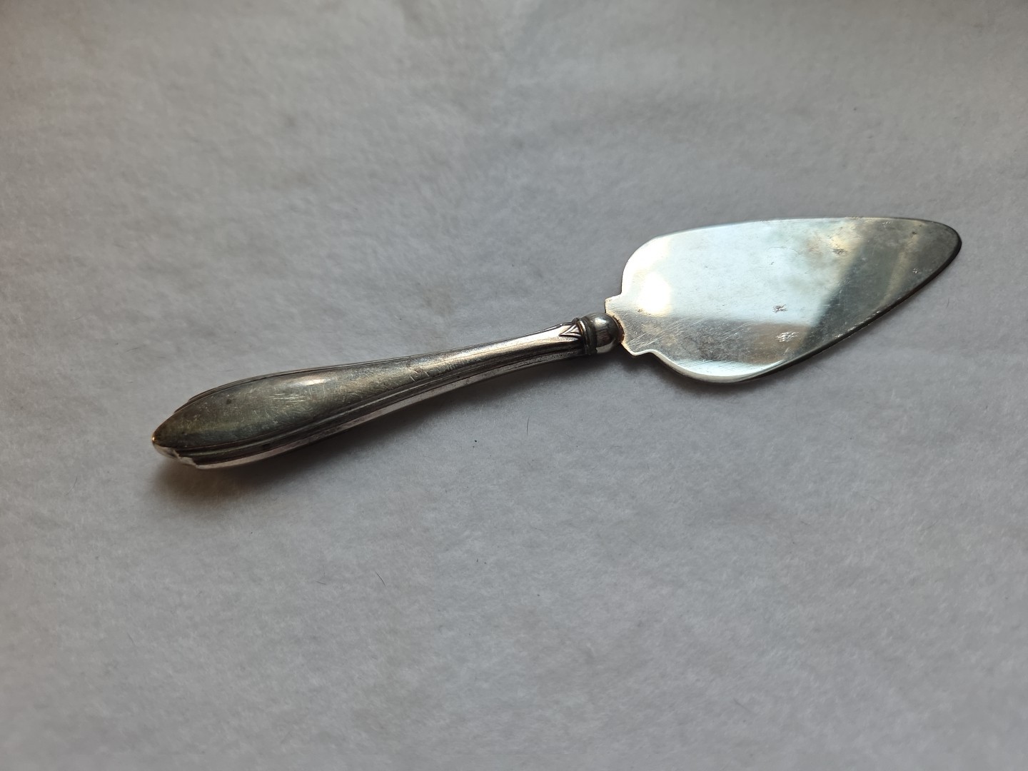 Webster Weighted Sterling Silver Handle Cheese Knife 6.5 Inches BT