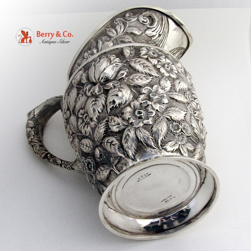 Baltimore Rose Water Pitcher Schofield 1905 Sterling Silver
