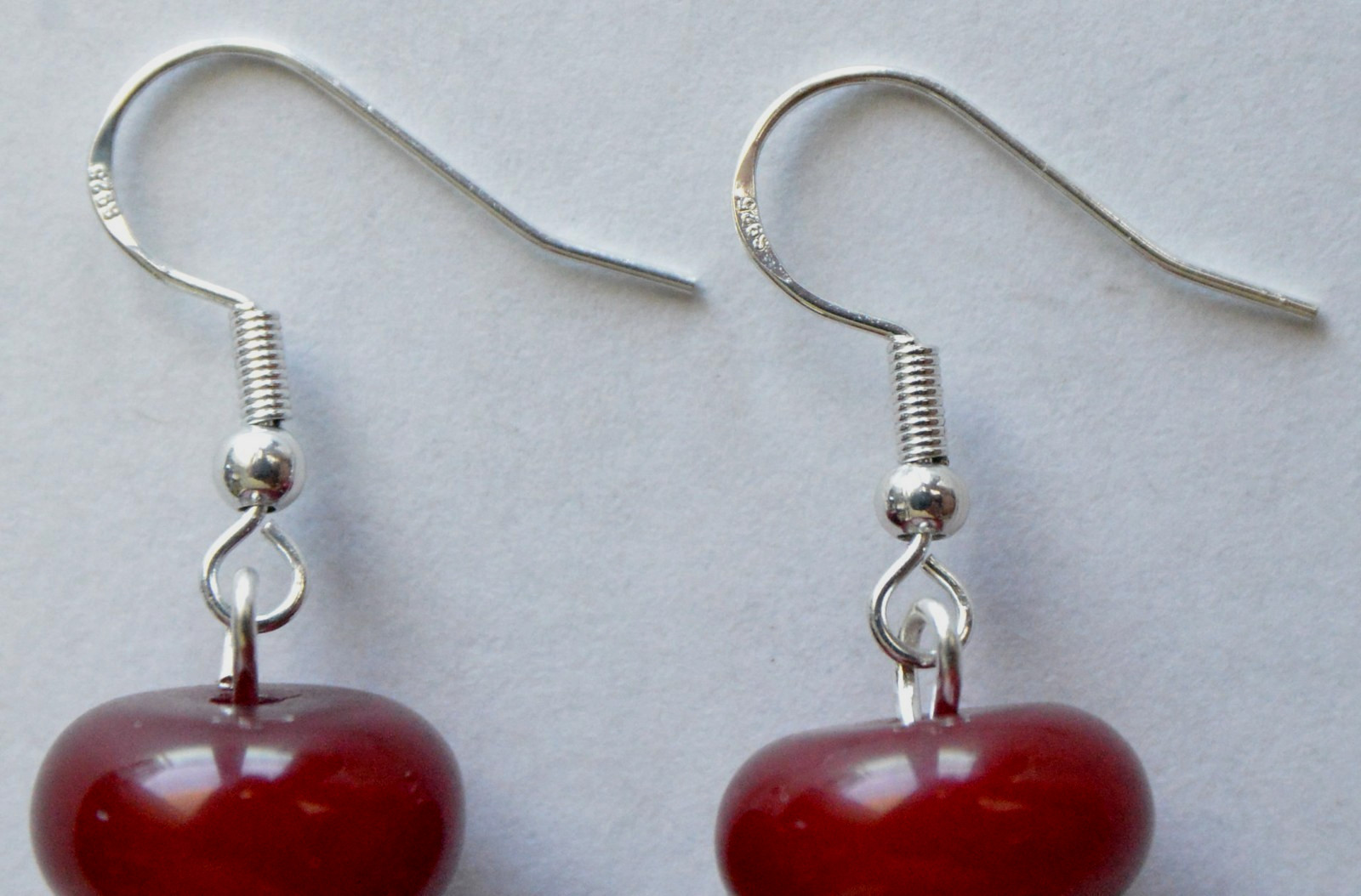✅RUSSIAN SOVIET BALTIC CHERRY AMBER SILVER HOOK EARRINGS BAKELITE NECKLACE WATCH