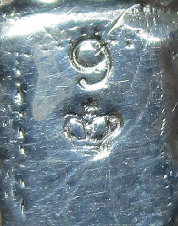 WEBSTER Sterling Chatelain Thimble Case with Silver Thimble