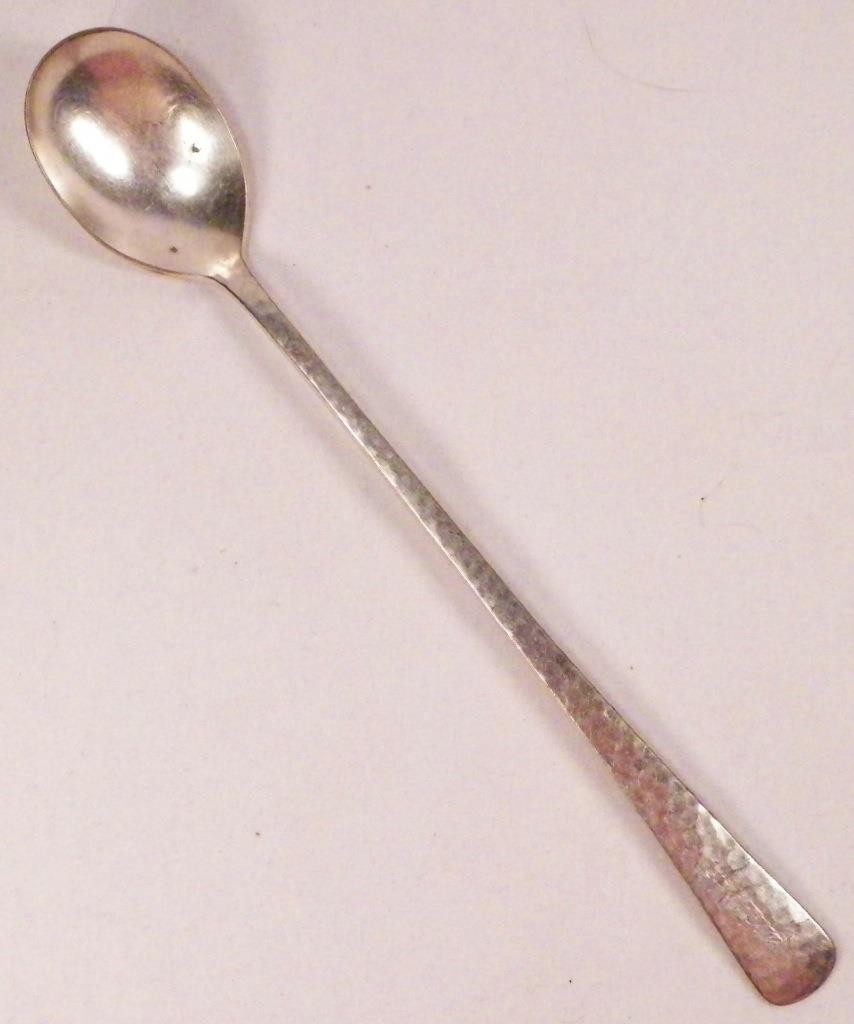 Liagett’s Ice Cream Soda Spoon Silverplate Vintage National Sectional 8 inch