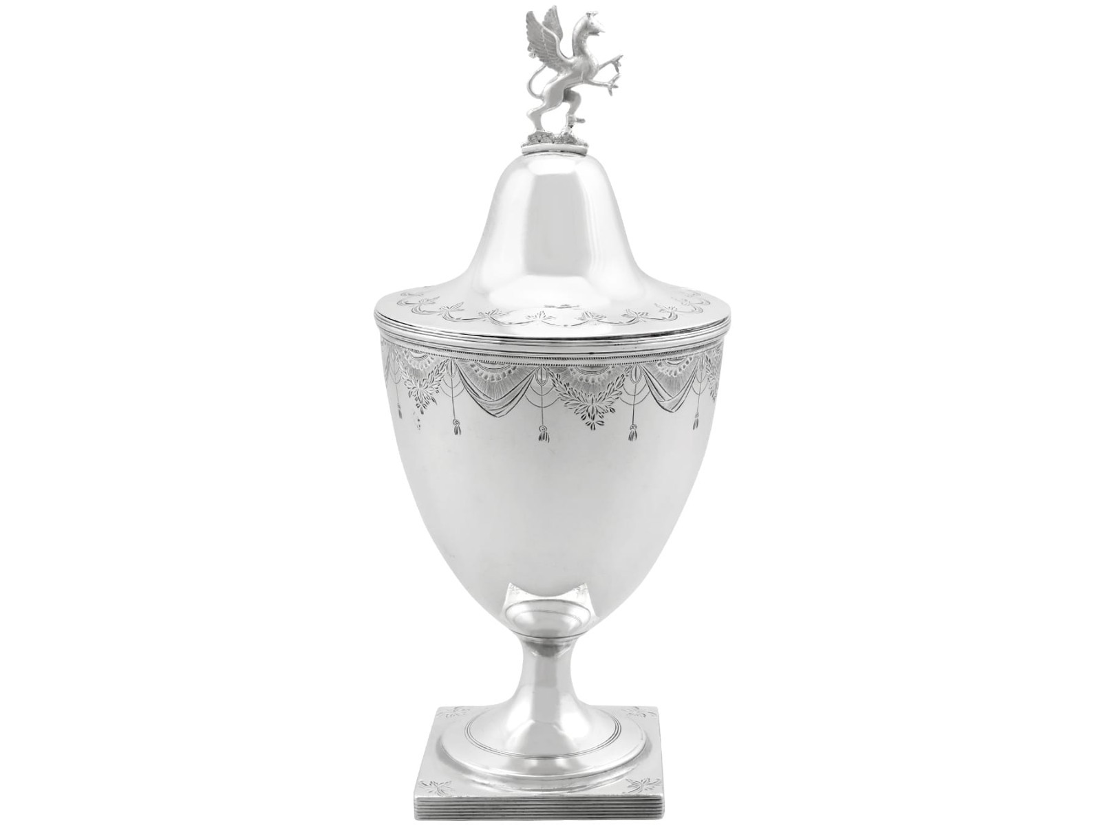 Newcastle Sterling Silver Sugar Vase Antique George III (Circa 1785)