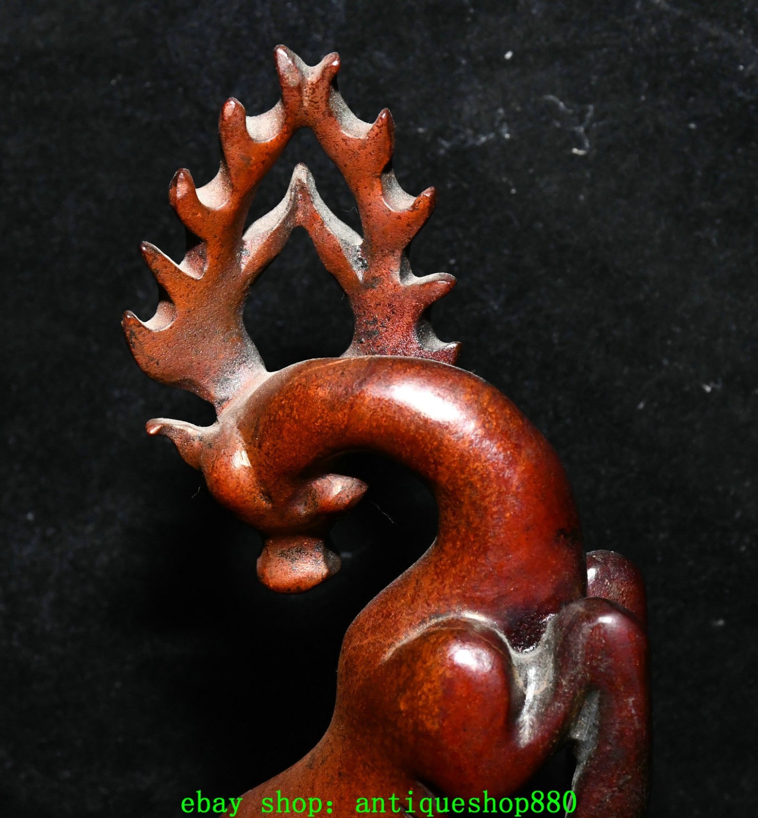 5.9”Old Chinese Dynasty Jade Carved Fengshui Deer Animal Statue Sculpture