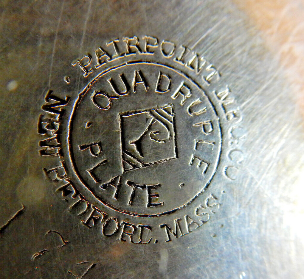 RARE Antique PAIRPOINT MFG. Co. Silverplate Creamer, New Bedford, Ma, EXCELLENT
