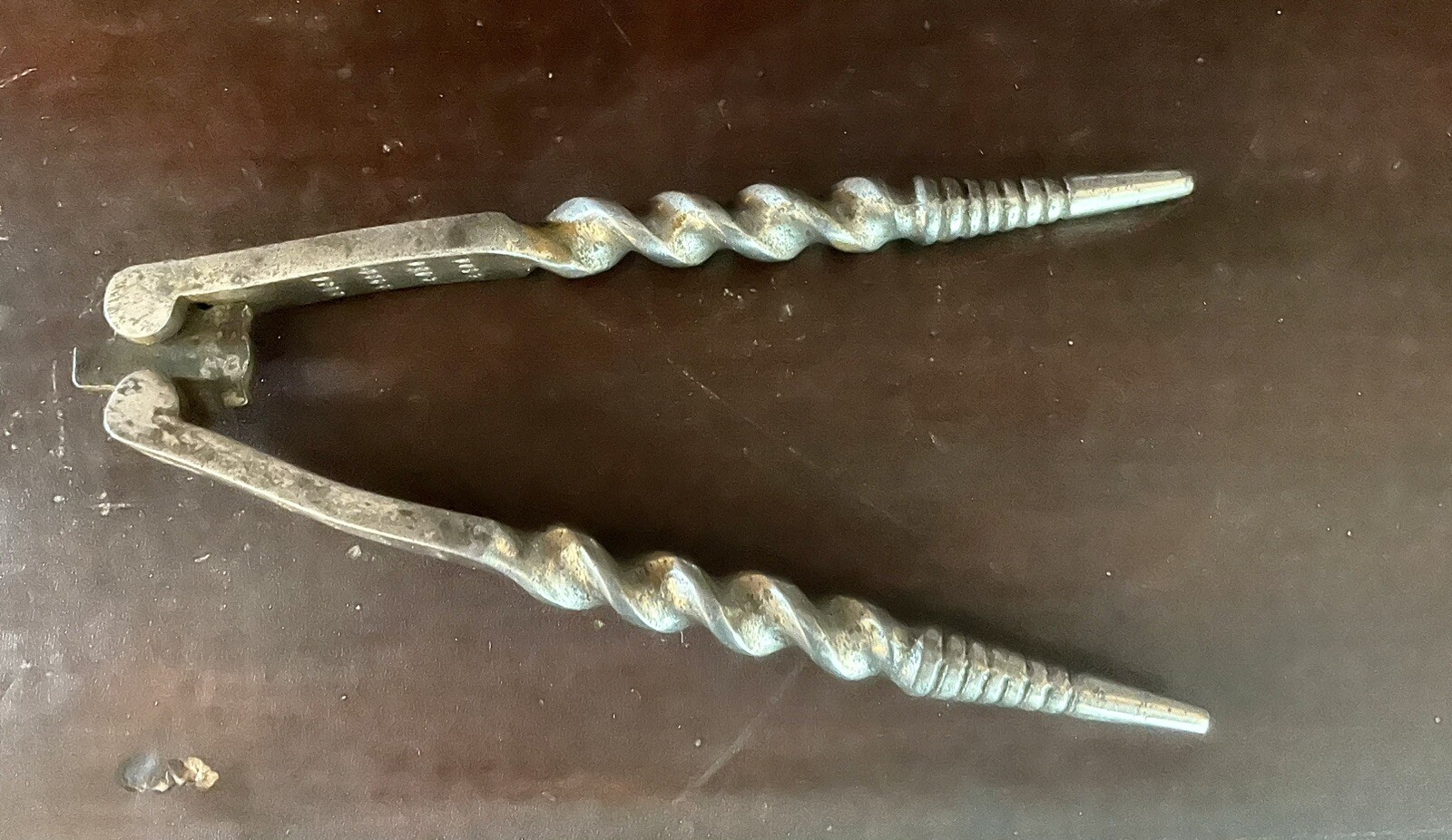 Nice Antique Georgian Steel Nutcracker, Handmade, English, circa 1830