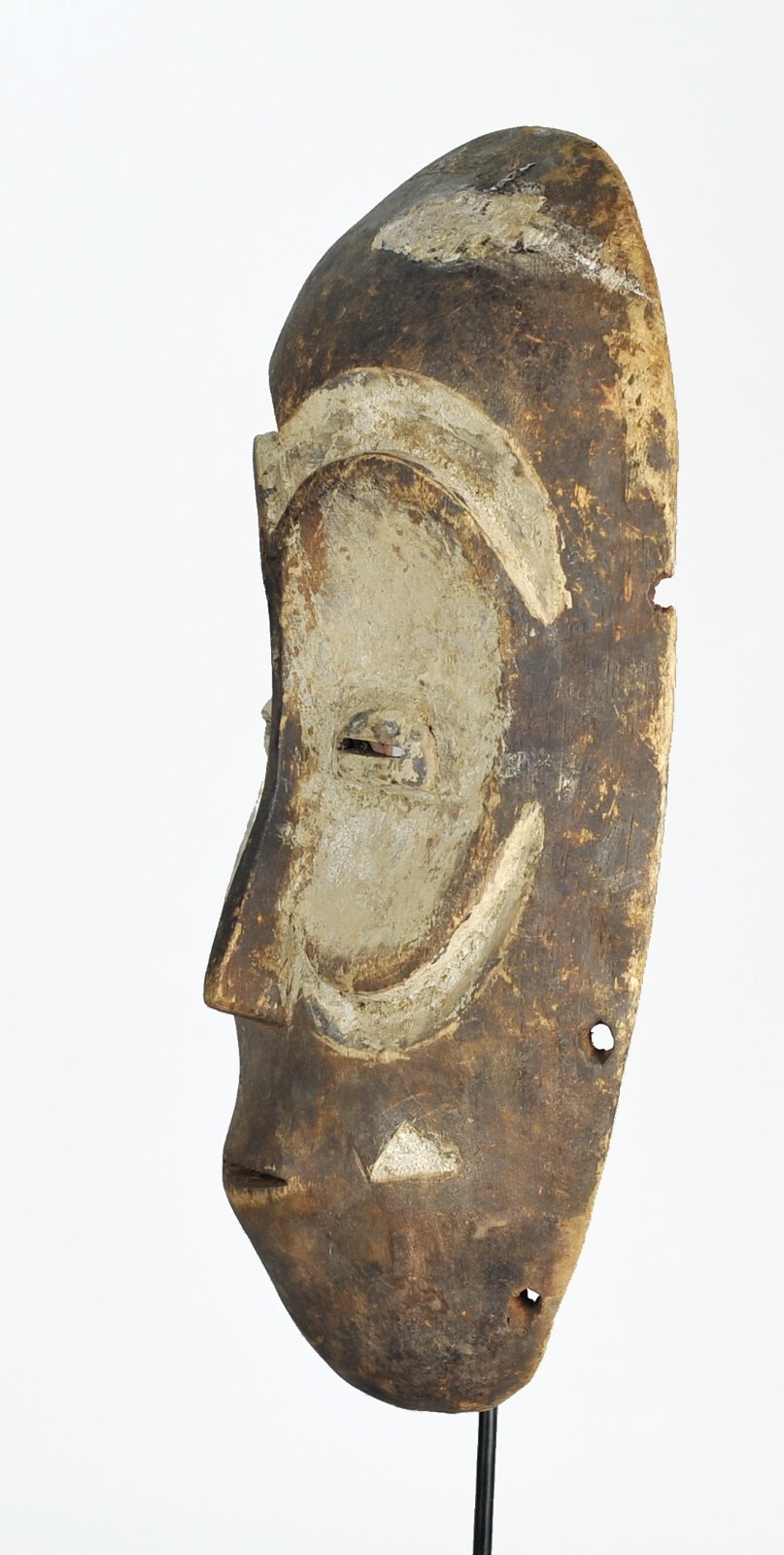 Large 15″ BEMBE Zoomorphic Owl Wood Mask Congo DRC African Tribal Art 1211