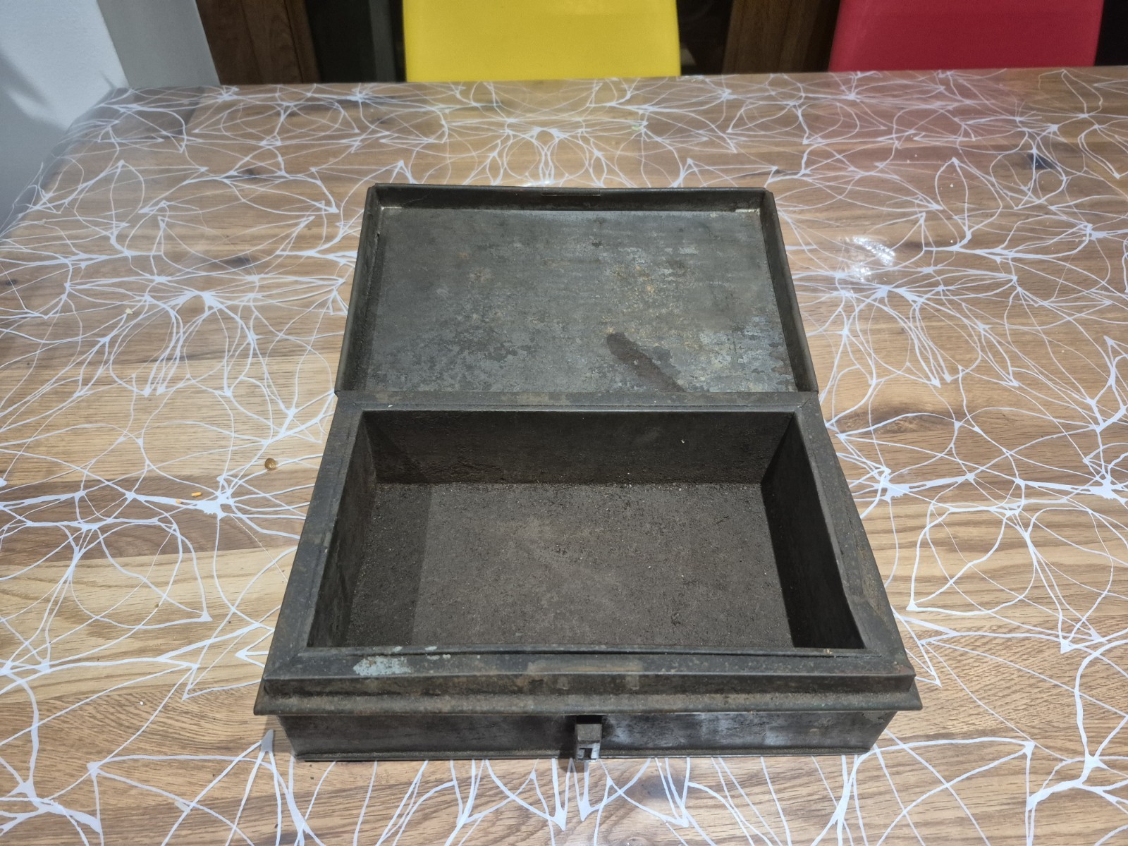 Antique Victorian Fireproof Box MILNER AND SON unrestored