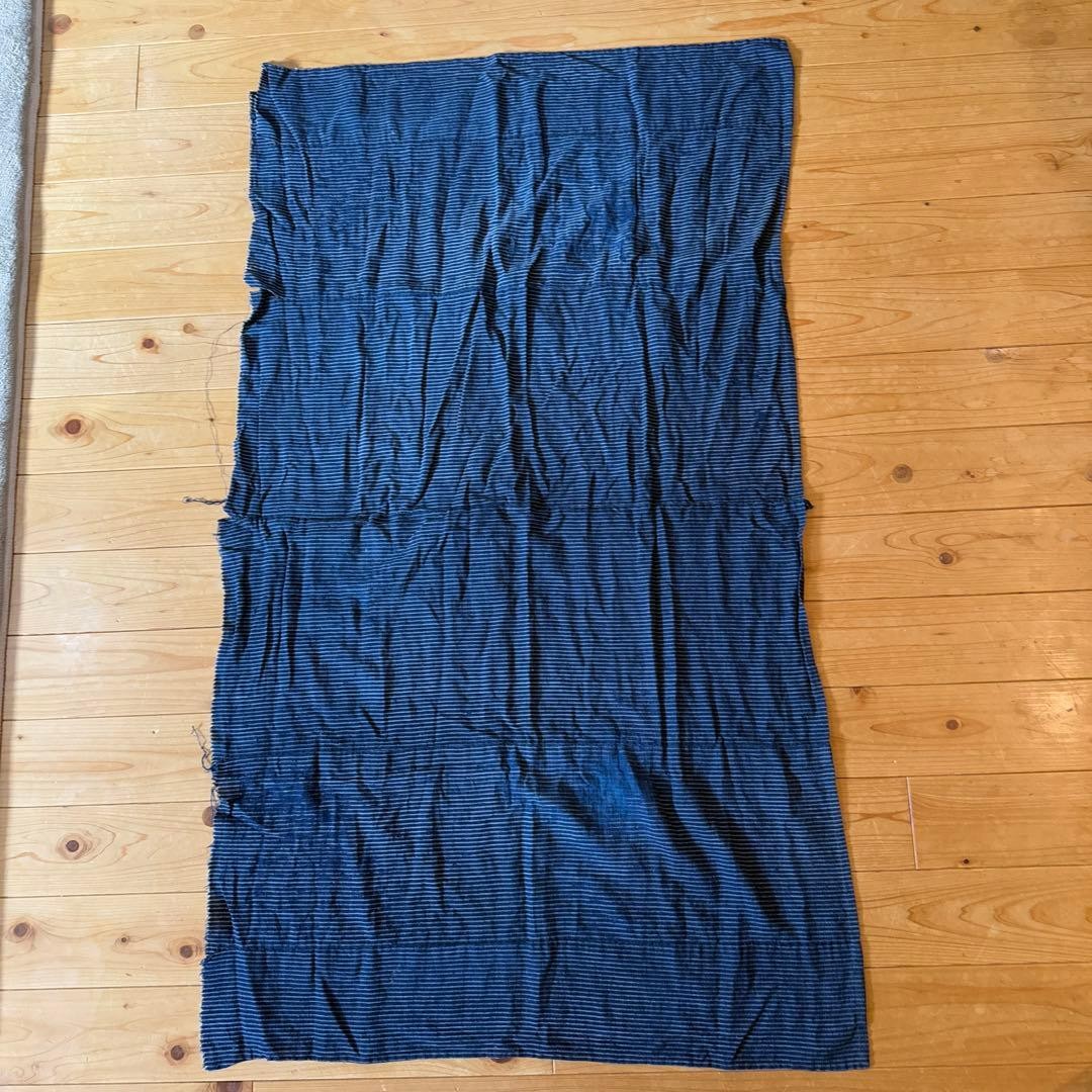 Vintage Japanese Boro Sashiko Patchwork Indigo Cotton Textile 53×31 in