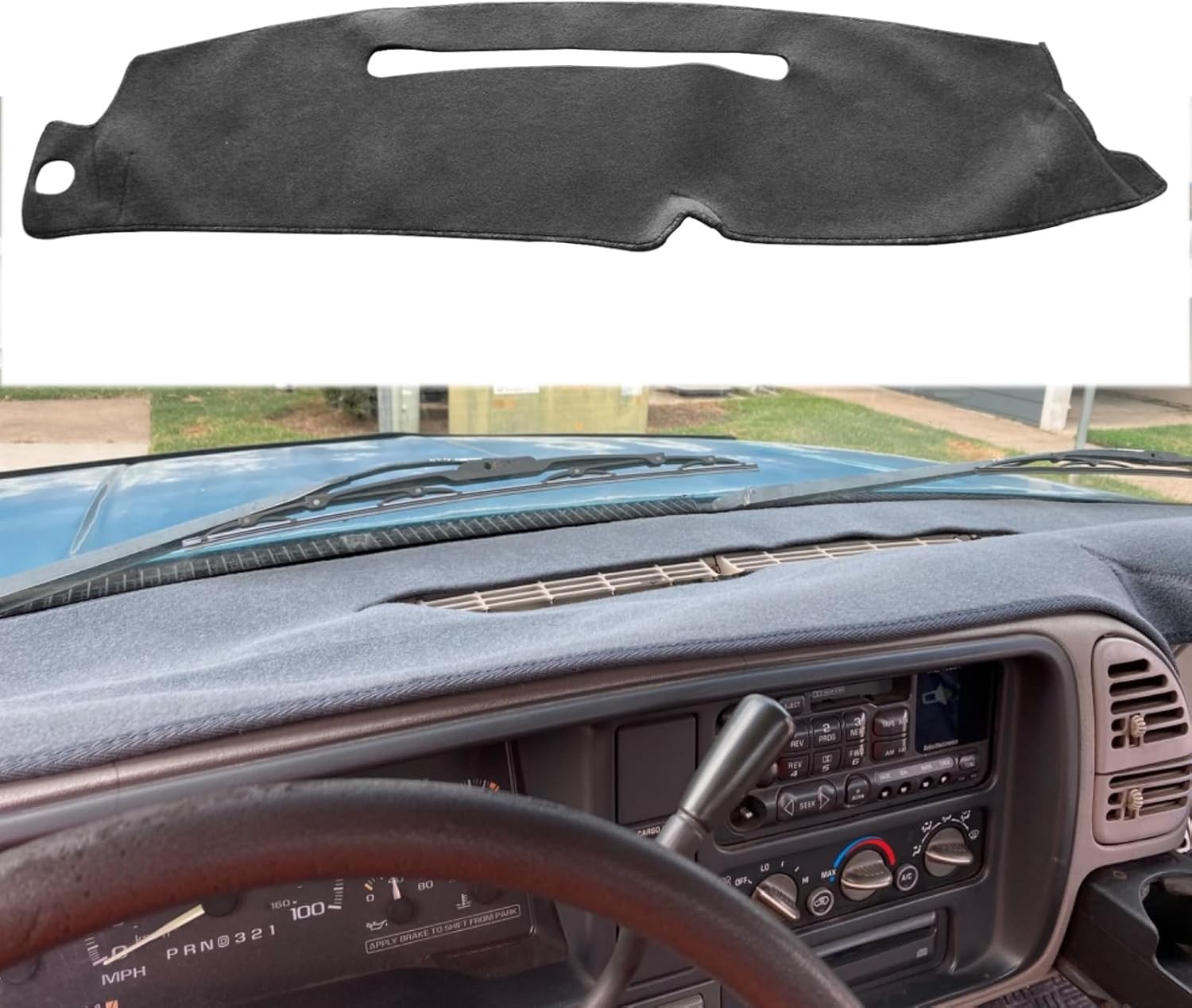 Dashboard Dash Cover Compatible with 1997-2000 Chevy Chevrolet Silverado/GMC Sie