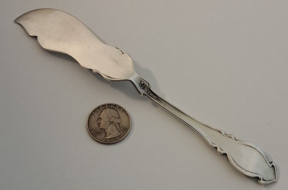 “1906” ART NOUVEAU Sterling Silver 7″ Master Butter Knife MAYER BROS Antique