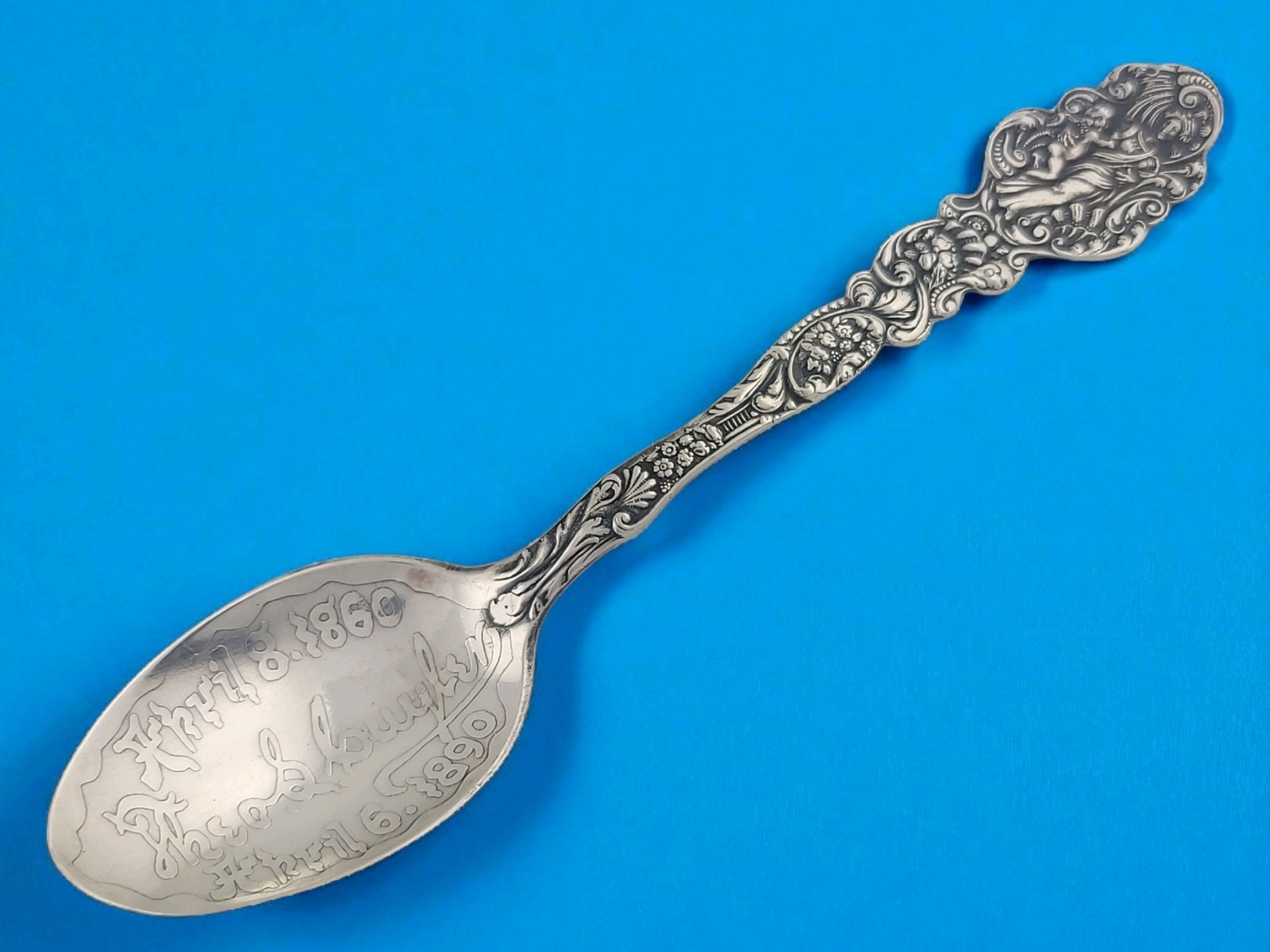 Sterling Silver Gorham Souvenir Spoon – Theodore Cuyler Pastor 1860–1890