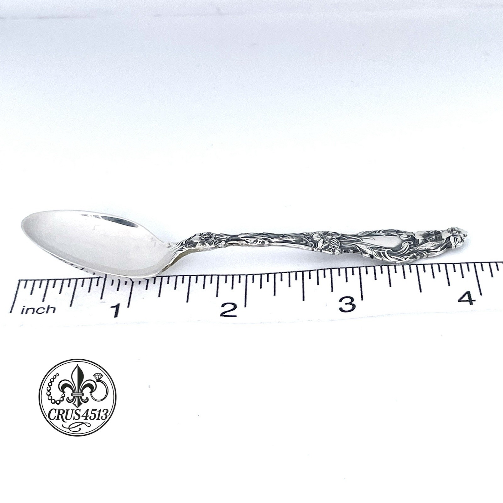 Gorham Manufacturing Co. Lily Patter Sterling Silver Tea/Coffee Spoon 4 Inch