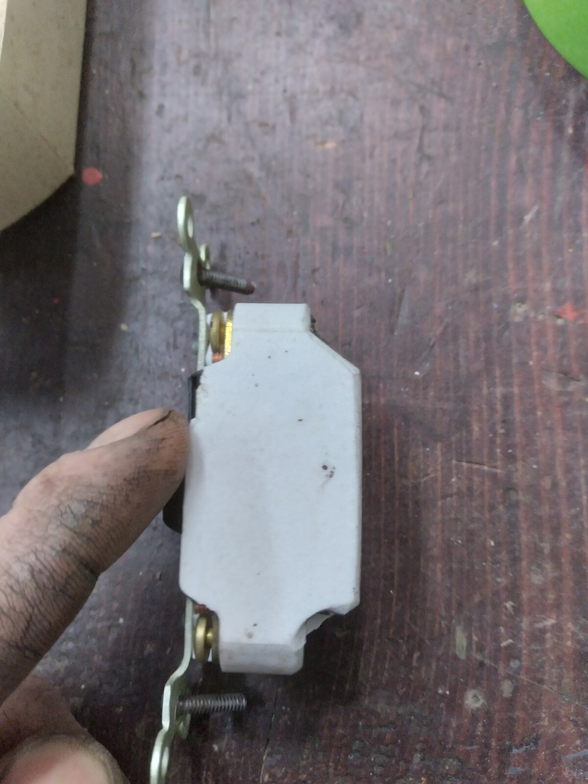 Antique Light Switch Toggle Crouse Hinds Hubbel Porcalin Nos Machine Electric